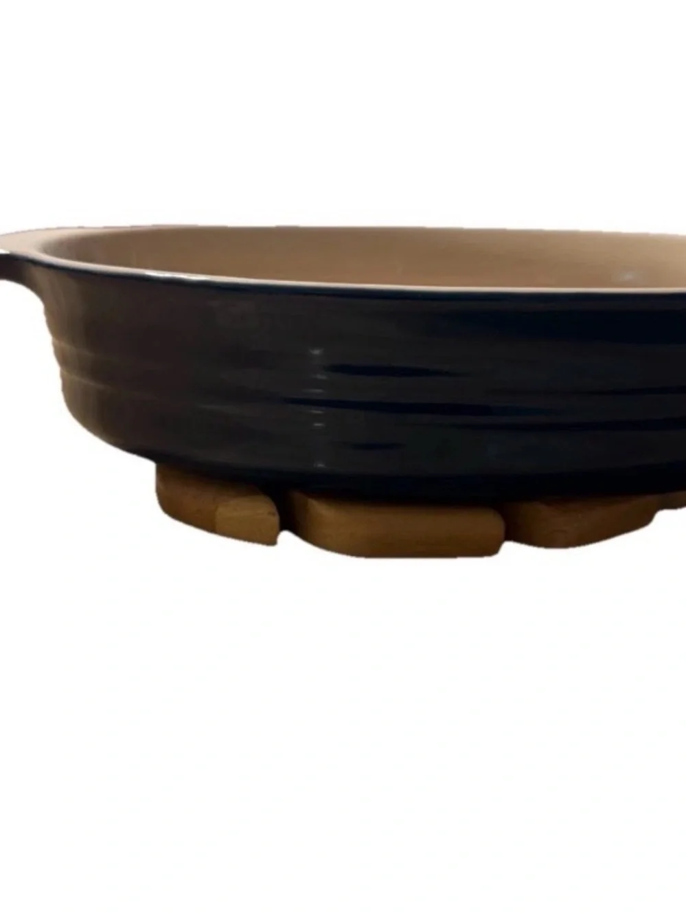 Le Creuset Heritage Oval Stoneware Baking Dish | Cobalt Blue | French Bakeware
